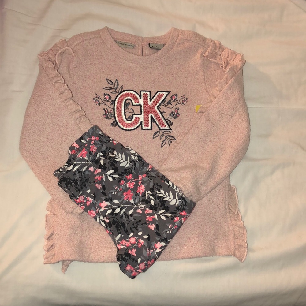 Calvin Klein Sweater and Leggings set